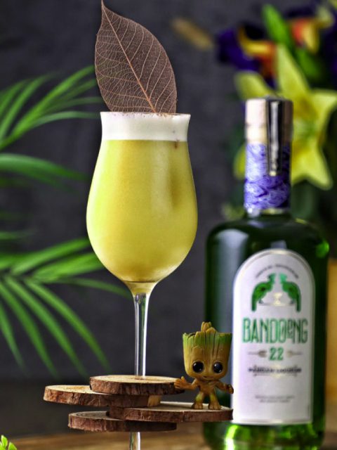 The Pandan Flip by The Shadow Bartender