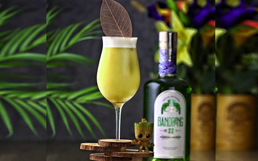 The Pandan Flip by The Shadow Bartender